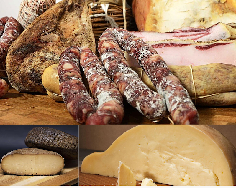 Nebrodi Sicilia - Salumi e formaggi dei Nebrodi: ricotta infornata e provola